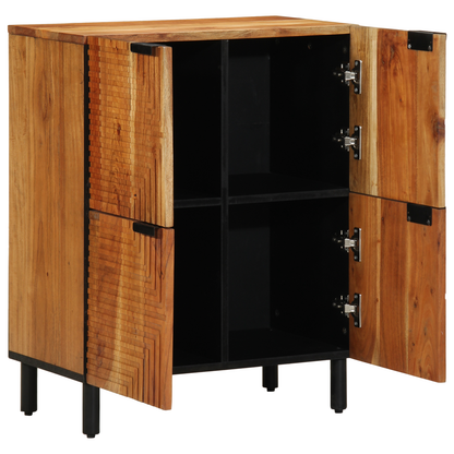Skap Tre Sideboard 60x33x75 cm Massivt Akasietre