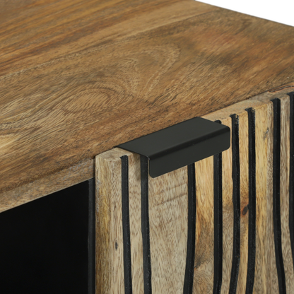 TV-Møbel Tre TV-skap 105x33,5x46 cm Massivt Tre Mangotre og