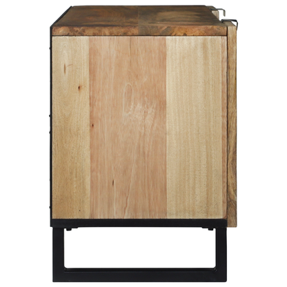 TV-Møbel Tre TV-skap 105x33,5x46 cm Massivt Tre Mangotre og