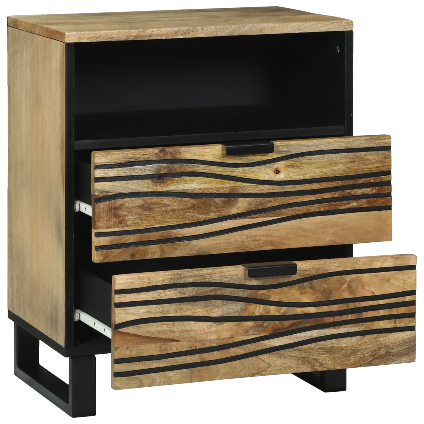Nattbord Sengbord Tre 50x33x60 cm Massivt Tre Mango
