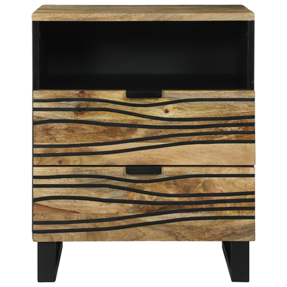 Nattbord Sengbord Tre 50x33x60 cm Massivt Tre Mango