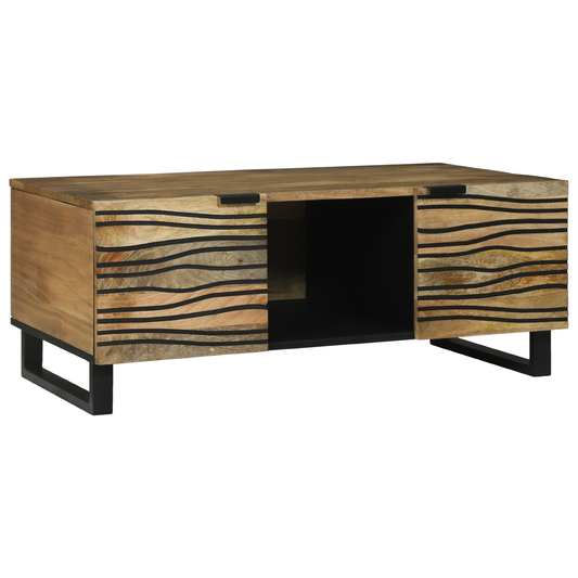 Salongbord Sofabord Tre 100x54x40 cm massivt mangotre