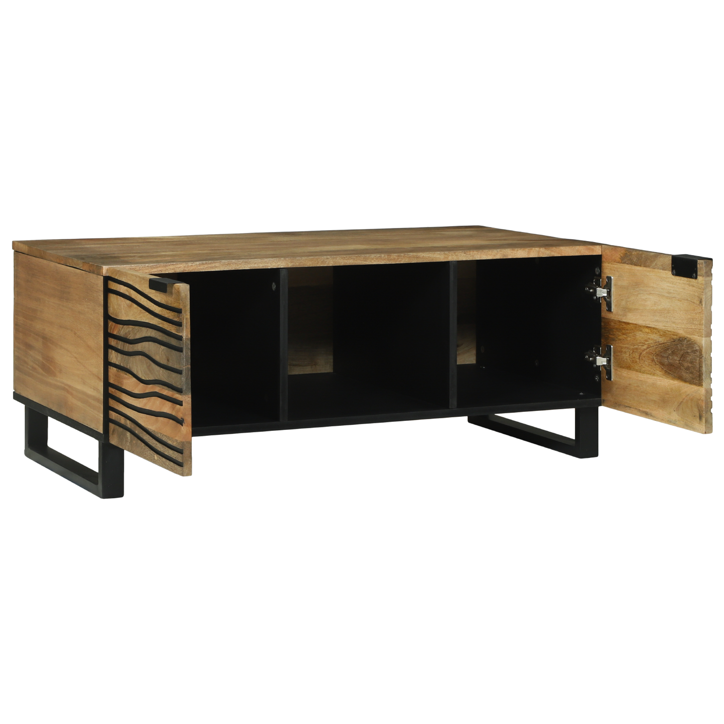Salongbord Sofabord Tre 100x54x40 cm massivt mangotre