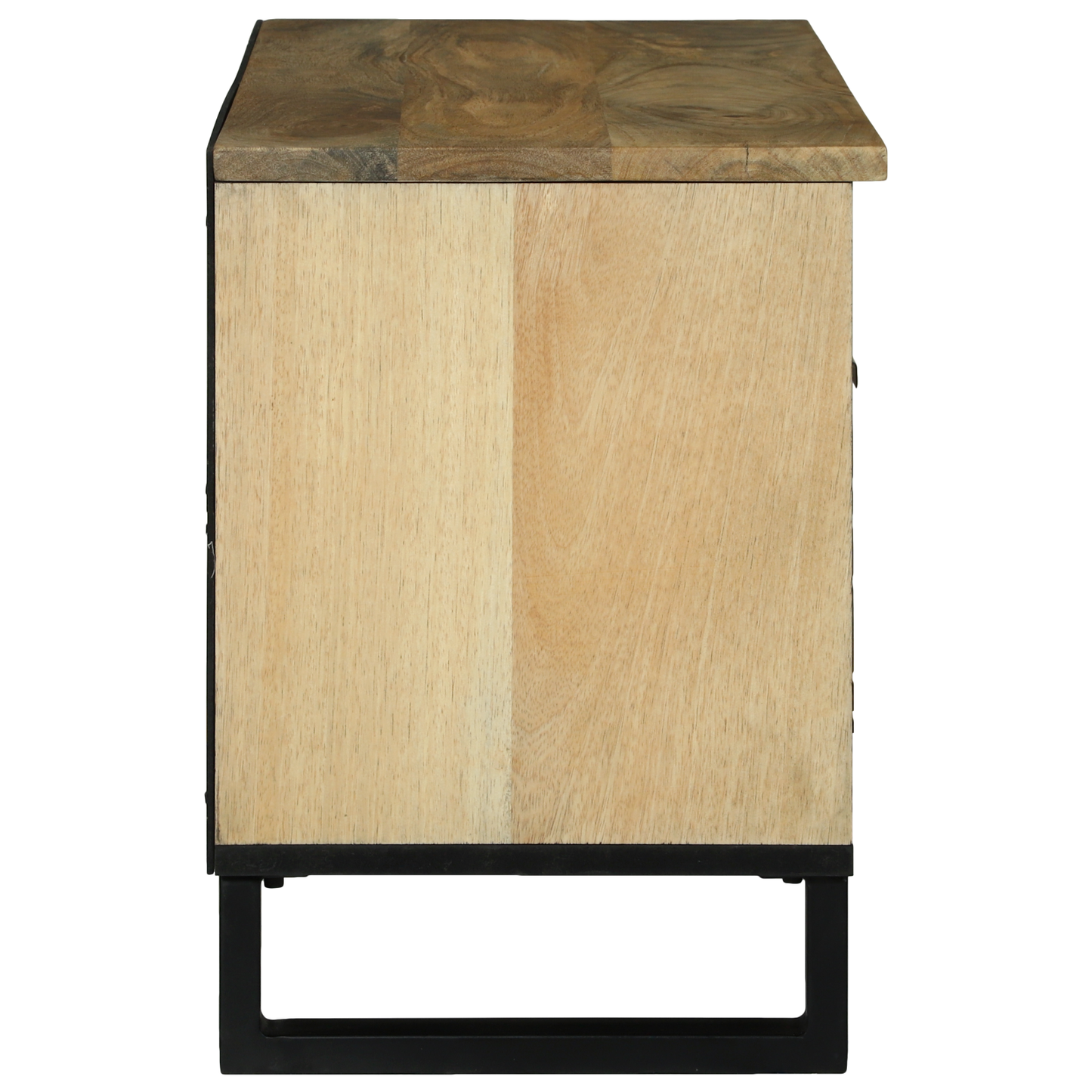 TV-Møbel Brun Media lagringsskap 80 x 33.5 x 46 cm heltre mango