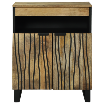 Skjenk Tre 60x33.5x75 cm Massivt Tre Mango