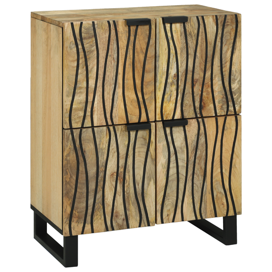Skjenk Tre 60x33.5x75 cm massivt mangotre ogt tre