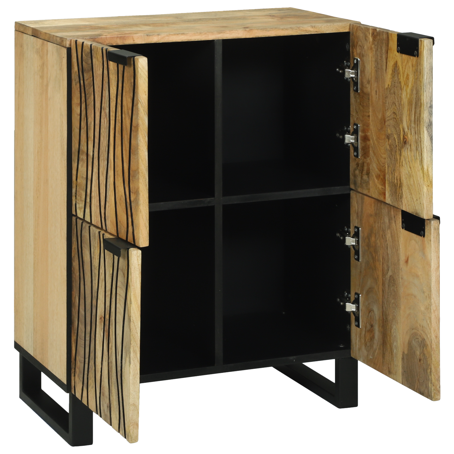 Skjenk Tre 60x33.5x75 cm massivt mangotre ogt tre