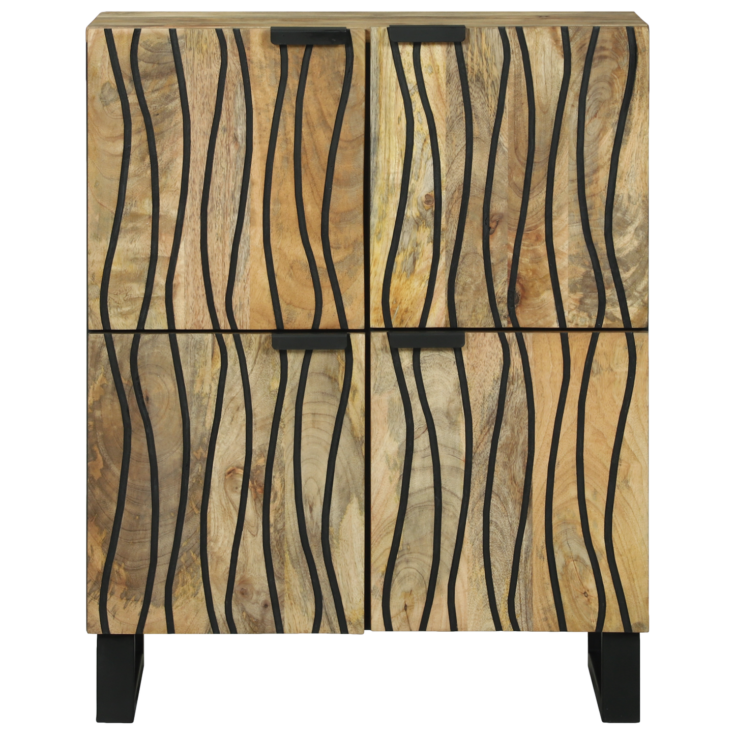 Skjenk Tre 60x33.5x75 cm massivt mangotre ogt tre