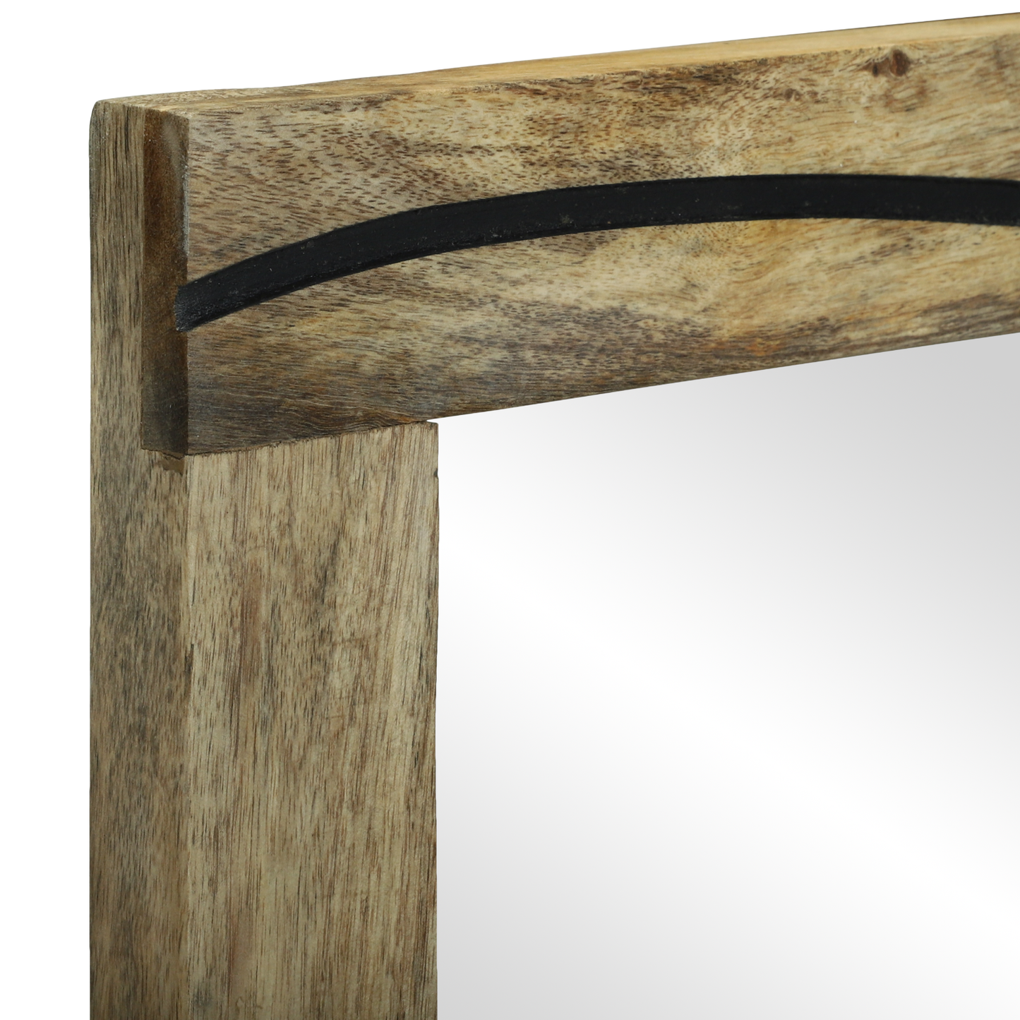 Badespeil 50 x 70 x 30 cm i solid mangotre.