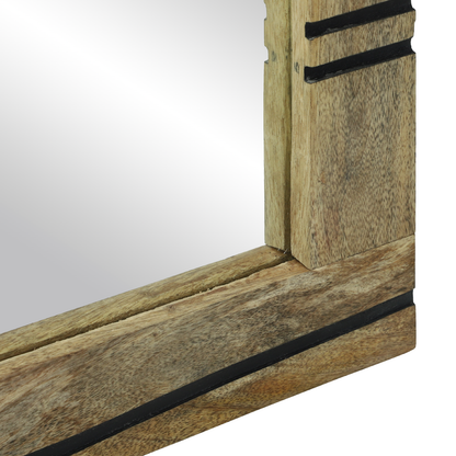 Badespeil 50 x 70 x 30 cm i solid mangotre.