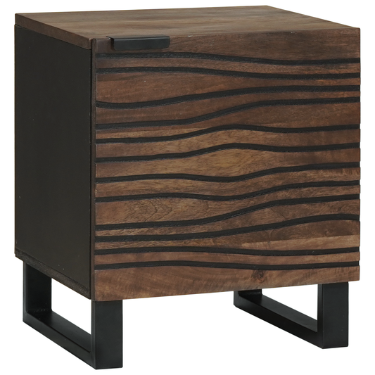 Nattbord Sengbord Tre 40x33,5x46 cm Solid Mango