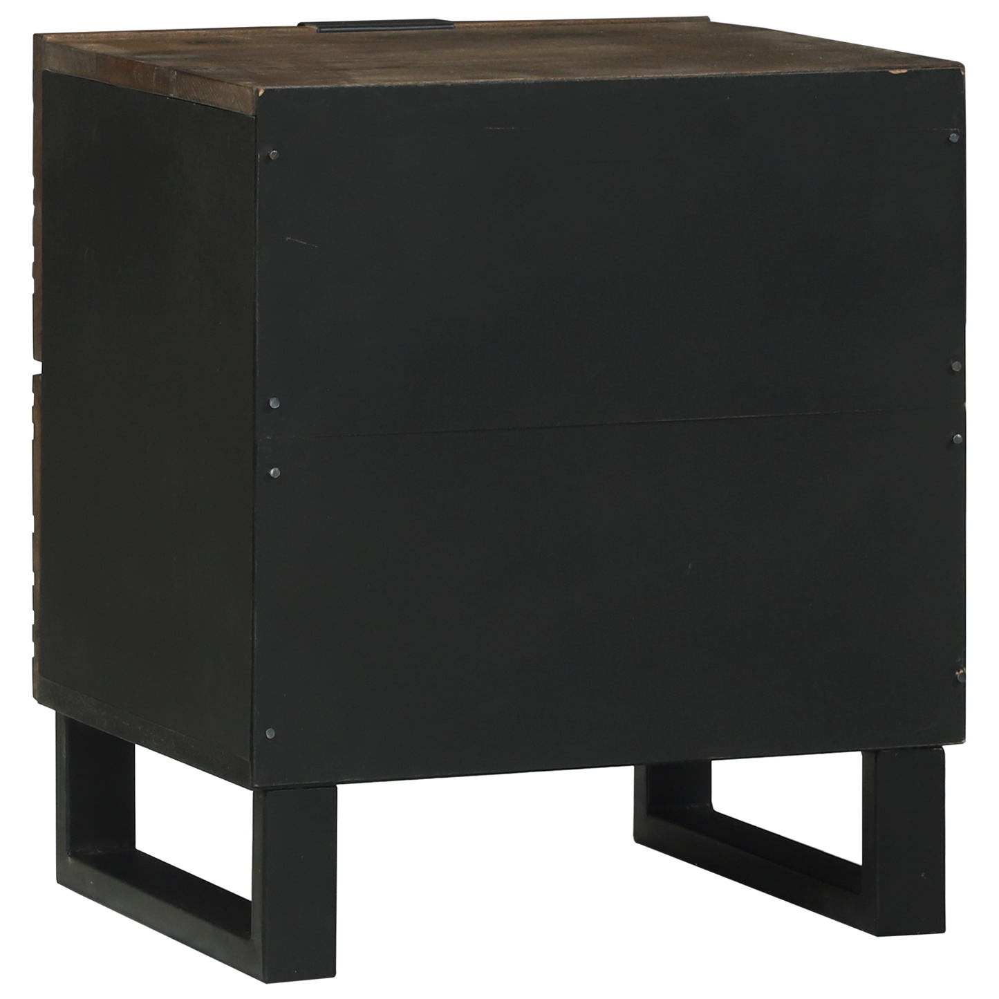 Nattbord Sengbord Tre med skuff Valnøtt 40 x 33.5 x 46 cm