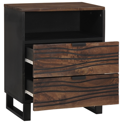 Nattbord Sengbord Tre 50x33x60 cm Solid Tre Mango