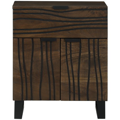 Nattbord Sengbord Tre 50x33x60 cm Solid Tre Mango
