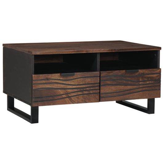Salongbord Sofabord Tre 80x54x40 cm Solid Mango Wood