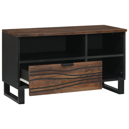 TV-Møbel Tre TV skap 80x33.5x46 cm Massivt Tre Mango &