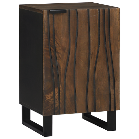 Baderomsskap 38x33,5x58 cm i solid mangotre
