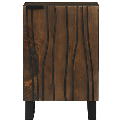 Baderomsskap Tre 38x33,5x58 cm i solid mangotre
