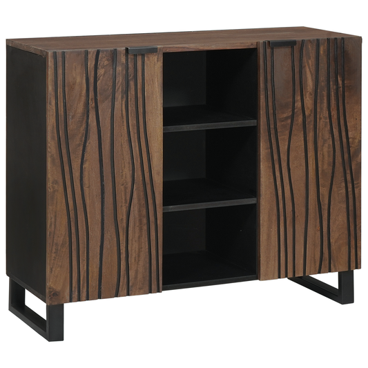 Skjenk Tre 90x33.5x75 cm Massivt Tre Mango