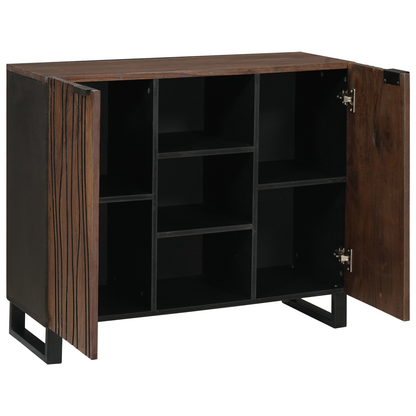 Skjenk Tre 90x33.5x75 cm Massivt Tre Mango
