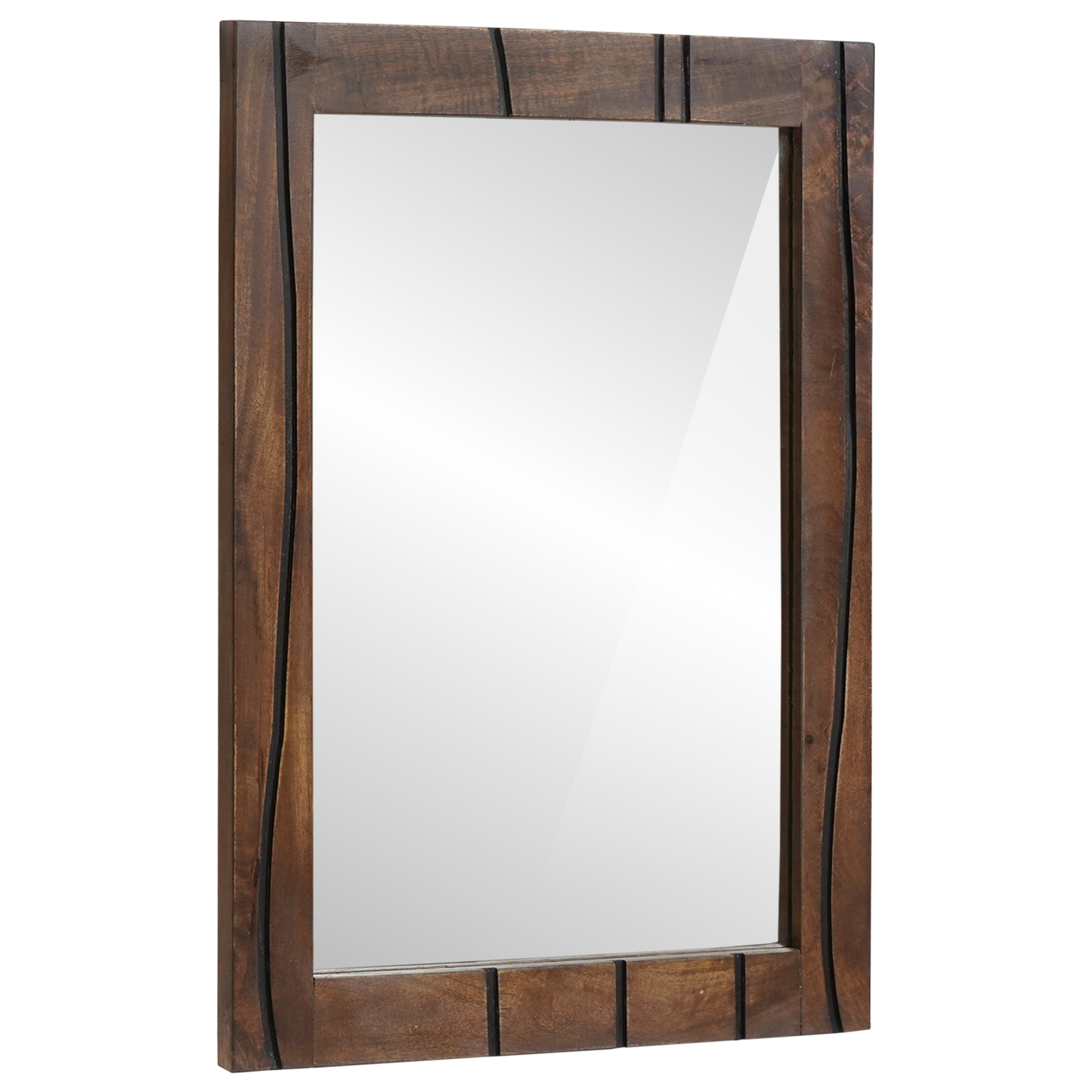 Baderomspeil, 50x70x3 cm, laget av solid mangotre.