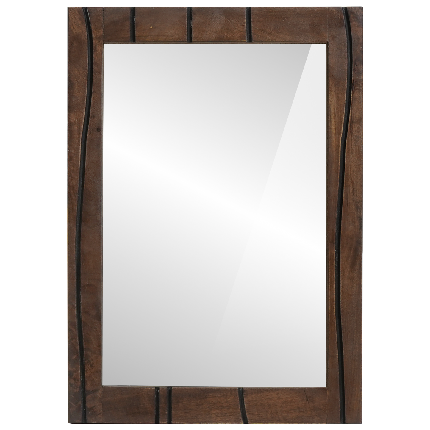 Baderomspeil, 50x70x3 cm, laget av solid mangotre.