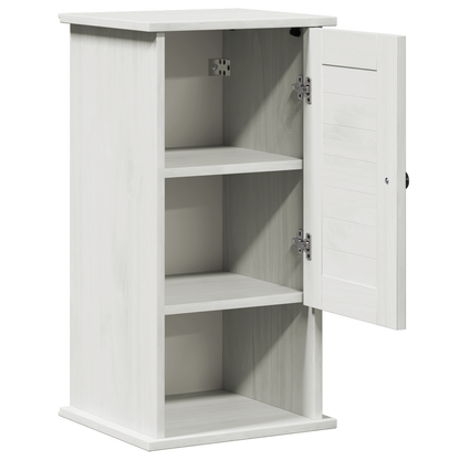 Baderomsskap Hvit 37 x 34 x 71.5 cm Heltre furu