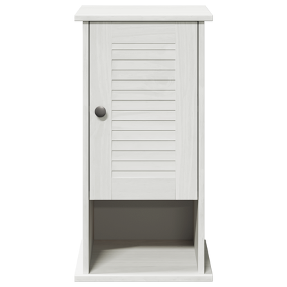 Baderomsskap Hvit 37 x 34 x 71.5 cm Heltre furu