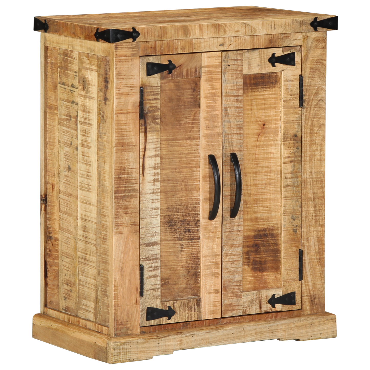 Skap Tre 55x35x70 cm Massivt Tre Grov Mango