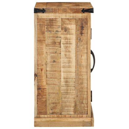 Skap Tre 55x35x70 cm Massivt Tre Grov Mango