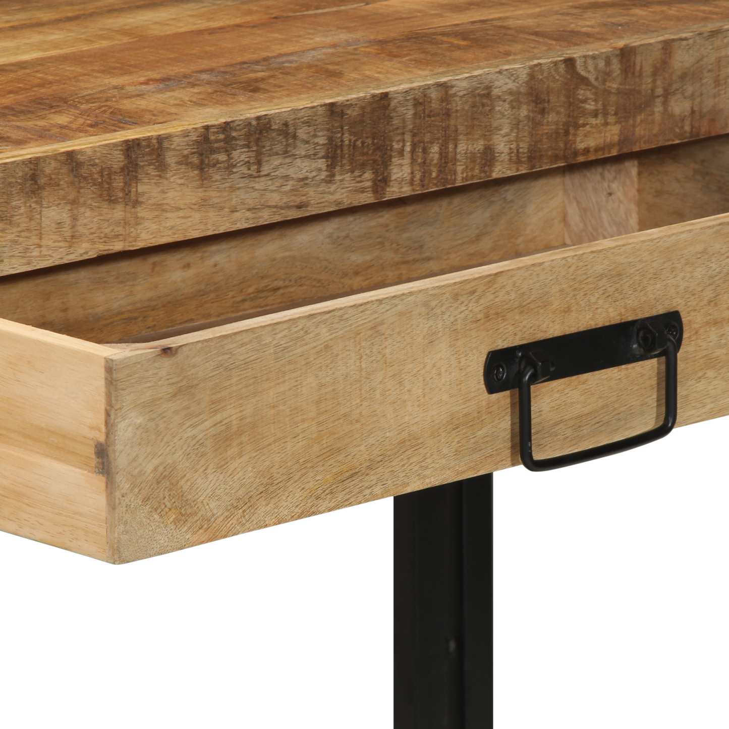 Avlastningsbord konsollbord Tre 120x33x75 cm Solid Rått Mangotre