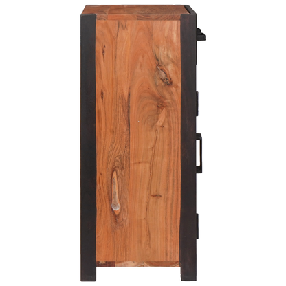 Skap Brun 55 x 30 x 75 cm heltre akasie