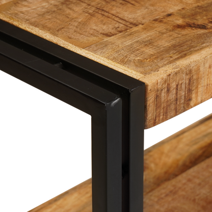 Avlastningsbord konsollbord Tre 160x33x75 cm Solid Ruft Tre Mango