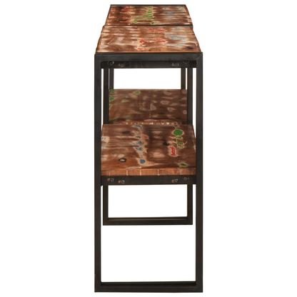 Avlastningsbord konsollbord Tre 160x33x75 cm Solid Tre Gjenvunnet