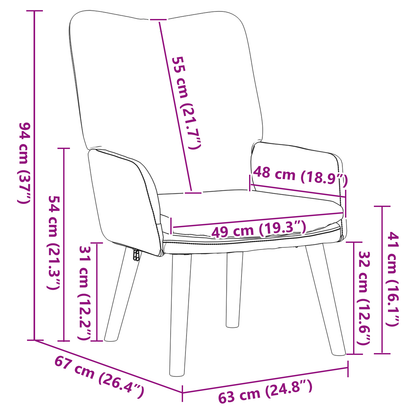Lenestol Grå Lysegrå Cordfløyel