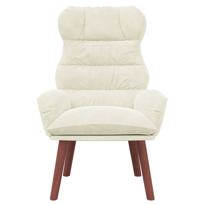 Lenestol Krem fløyel