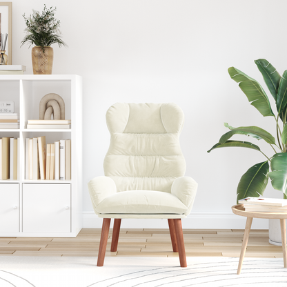 Lenestol Krem fløyel