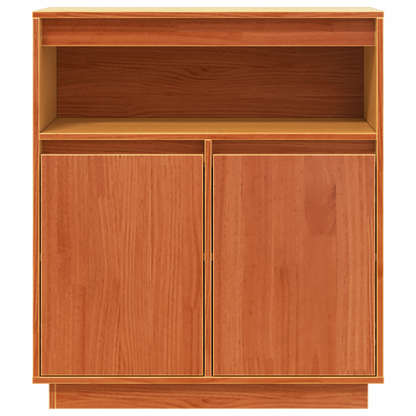 Skjenk Brun Voksbrun 70 x 34 x 80 cm Heltre furu