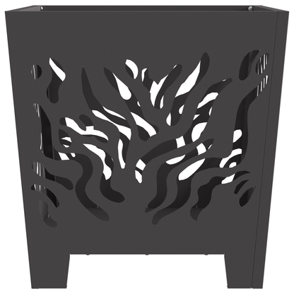 Peisfyring Square Svart 40x40x40 cm Stål