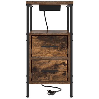 Nattbord Sengbord Røkt Eik 30 x 48 x 61 cm