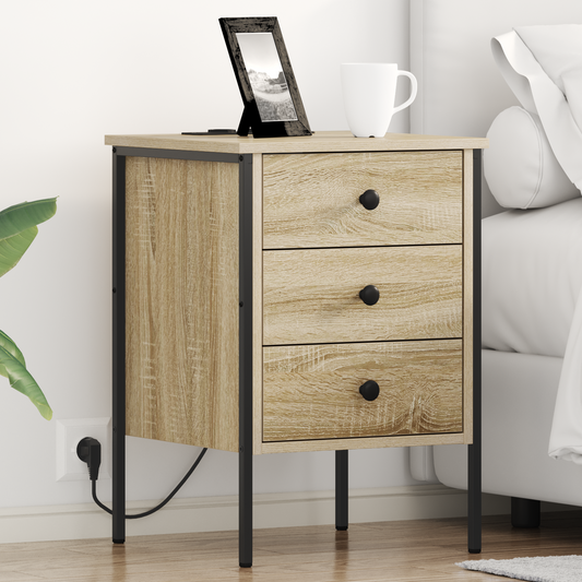 Nattbord Sengbord Sonoma Eik 42 x 41 x 61 cm