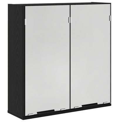 Baderomsspeil Svart Eik, 64x20x66.5 cm,
