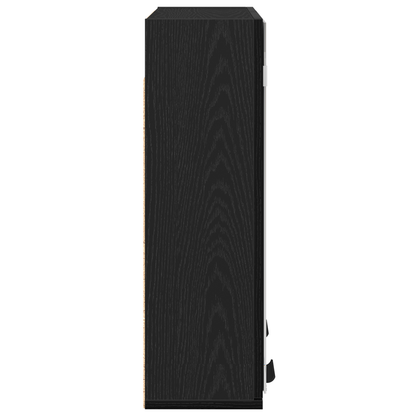Baderomsspeil Svart Eik, 64x20x66.5 cm,