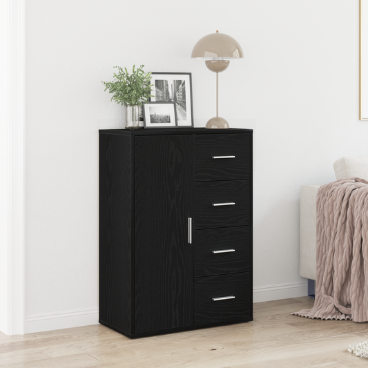 Skjenk Svart Eik 60x31x84 cm