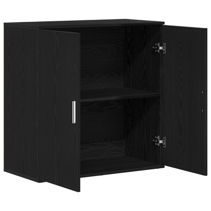 Skjenk Svart Eik 79x38x80 cm