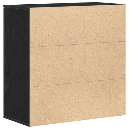 Skjenk Svart Eik 79x38x80 cm