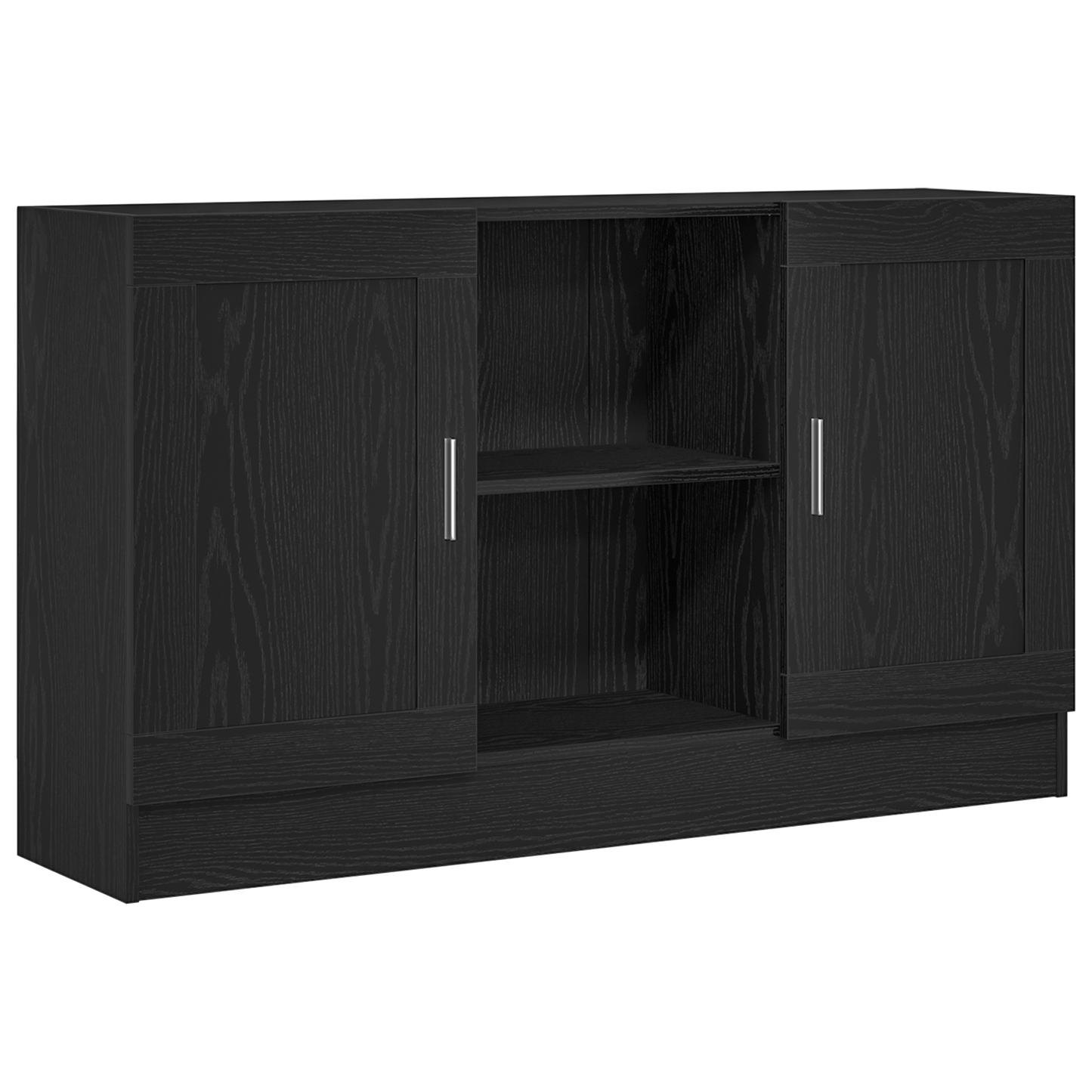 Skjenk Svart Eik 120x30,5x70 cm