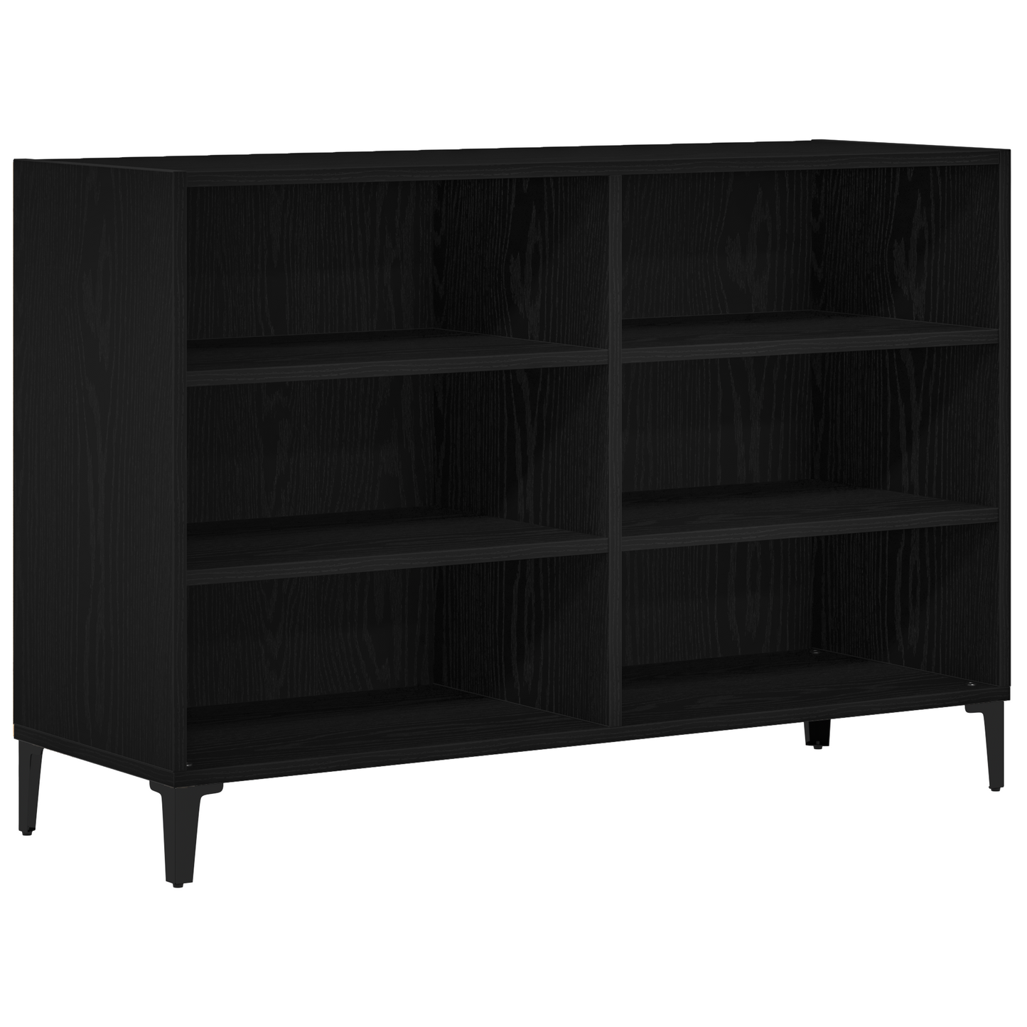 Skap Svart Eik 103,5x35x70 cm
