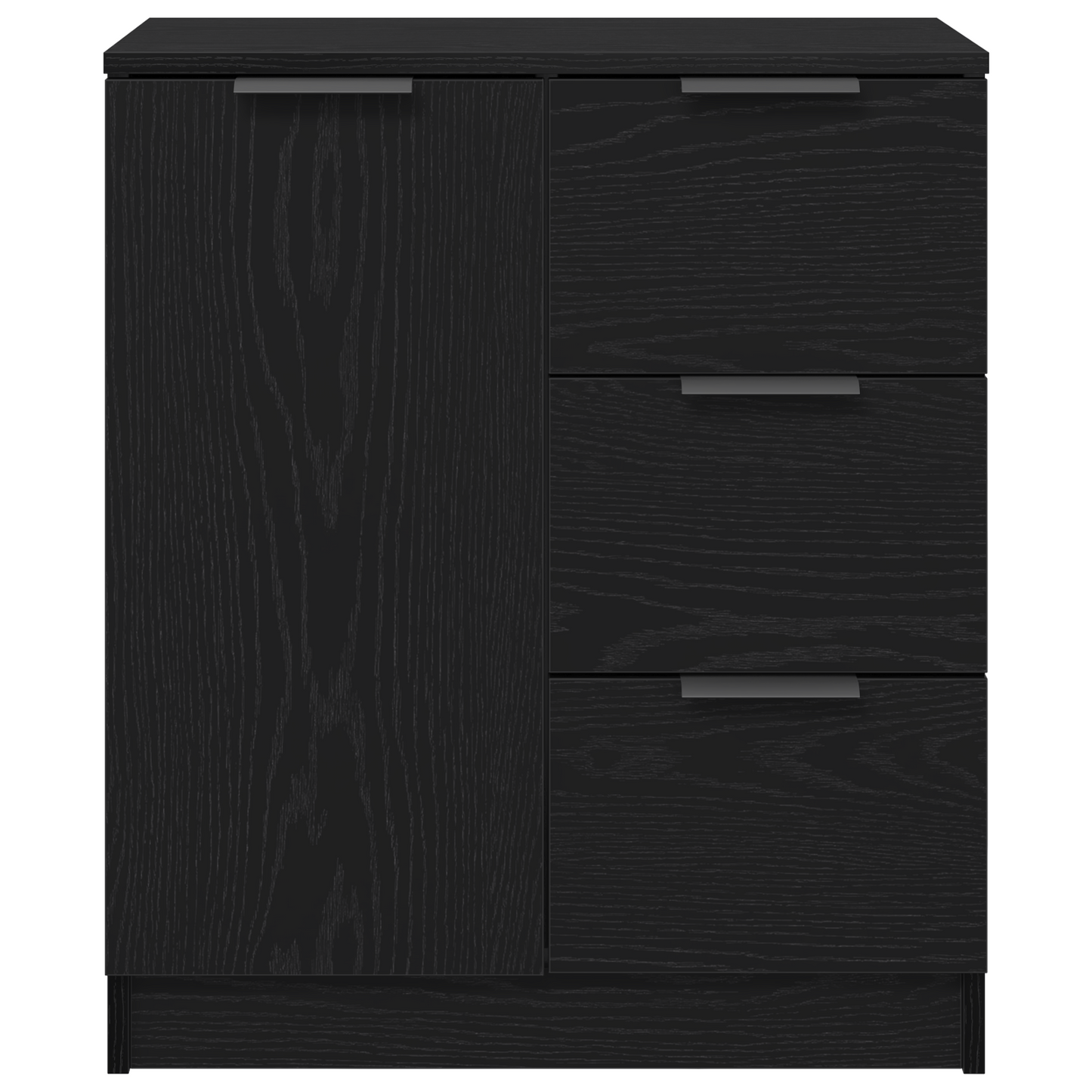 Skjenk Svart Eik 60x30x70 cm