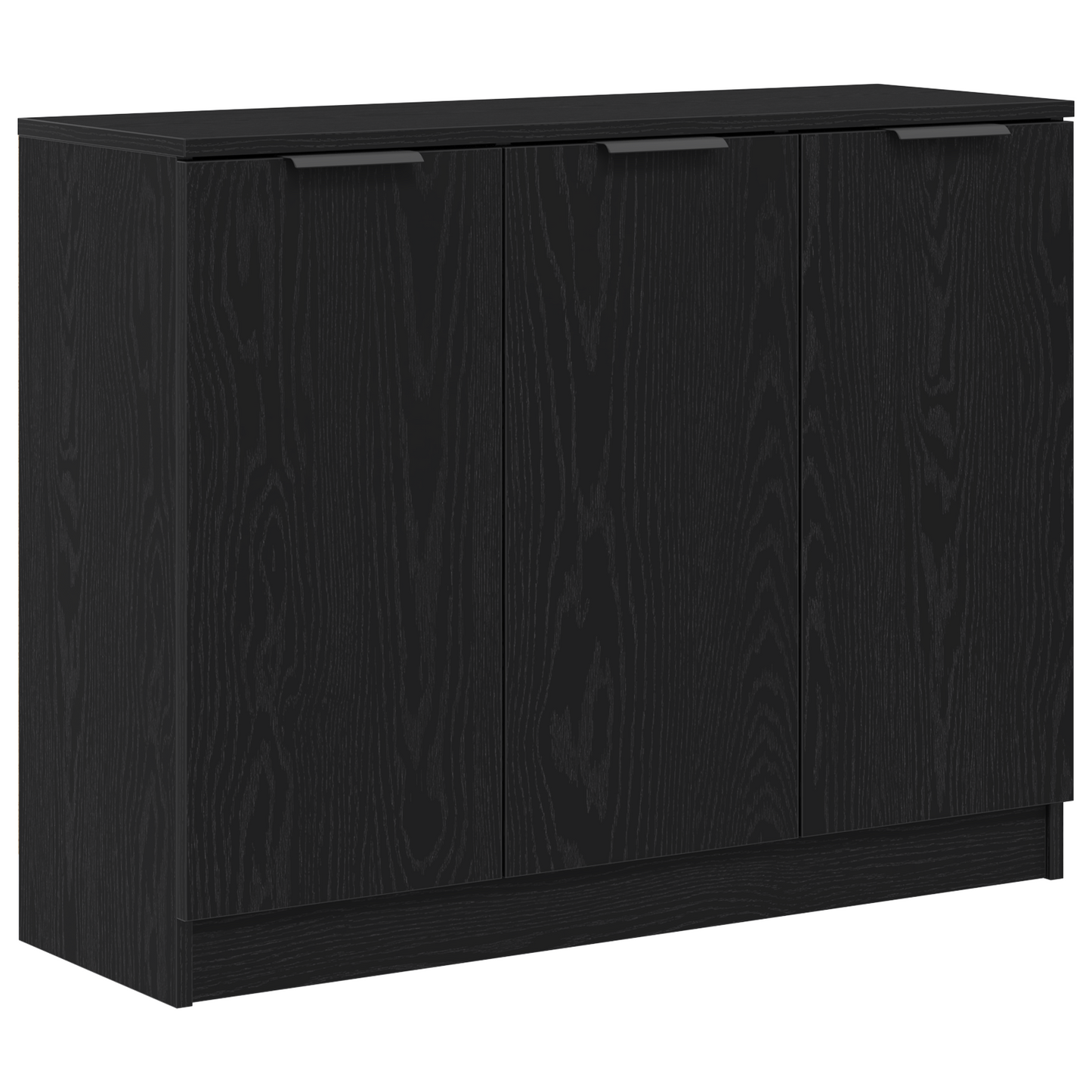 Skjenk Svart Eik 90,5x30x70 cm